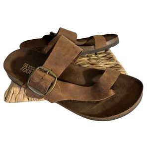 White Mountain Harley Sandal - Dark Brown, Size 11